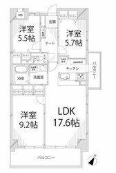 キャッスルコート飾磨弐番館の物件間取画像